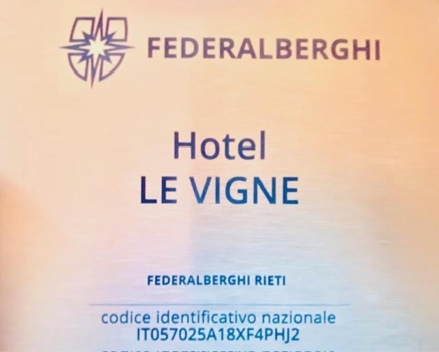 Hotel Le Vigne Contigliano Exteriör bild